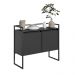 Buffet Junior Industrial 2 Portas Industrial Preto - Preto