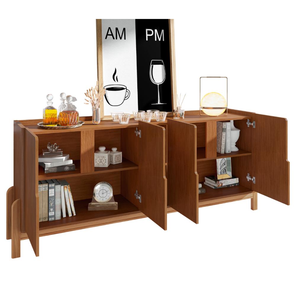 Buffet com Adega 2 Portas Foshan Cedro