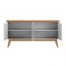 Buffet com Portas Colatina Branco Acetinado Cinamomo