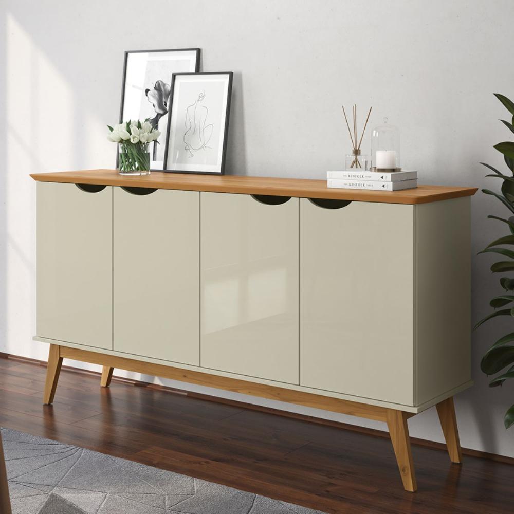 Buffet com Portas Colatina Off White CInamomo