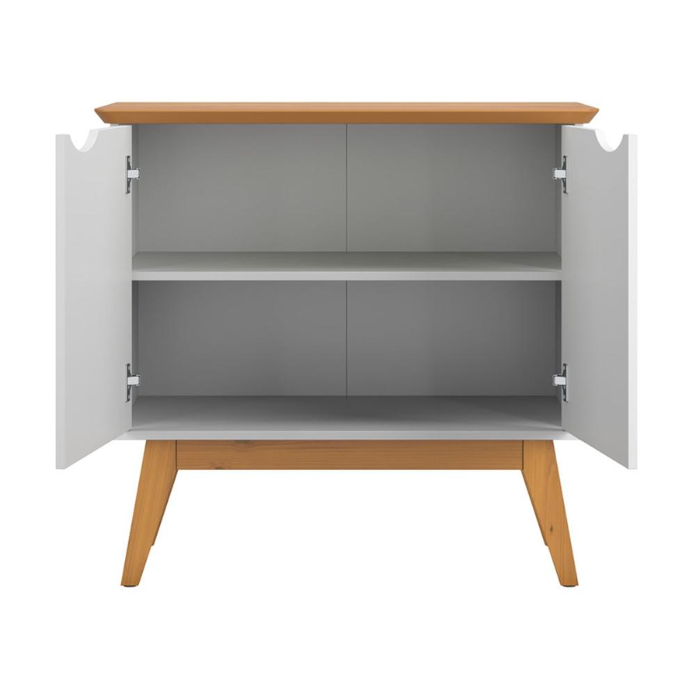 Buffet com Portas Congonhas Branco Acetinado 