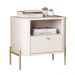 Cômoda Pequena Filadelfia Off White Dourado