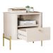 Cômoda Pequena Filadelfia Off White Dourado