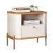 Cômoda Pequena Filadelfia Off White Nature Bronze