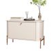 Cômoda Pequena Irondale Off White Bronze
