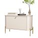 Cômoda Pequena Irondale Off White Dourado
