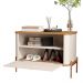 Cômoda Pequena Irondale Off White Nature Bronze