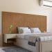Cabeceira Casal Queen Size Naples Cedro
