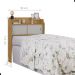 Cabeceira de Solteiro Flex Nazário Naturalle Off White