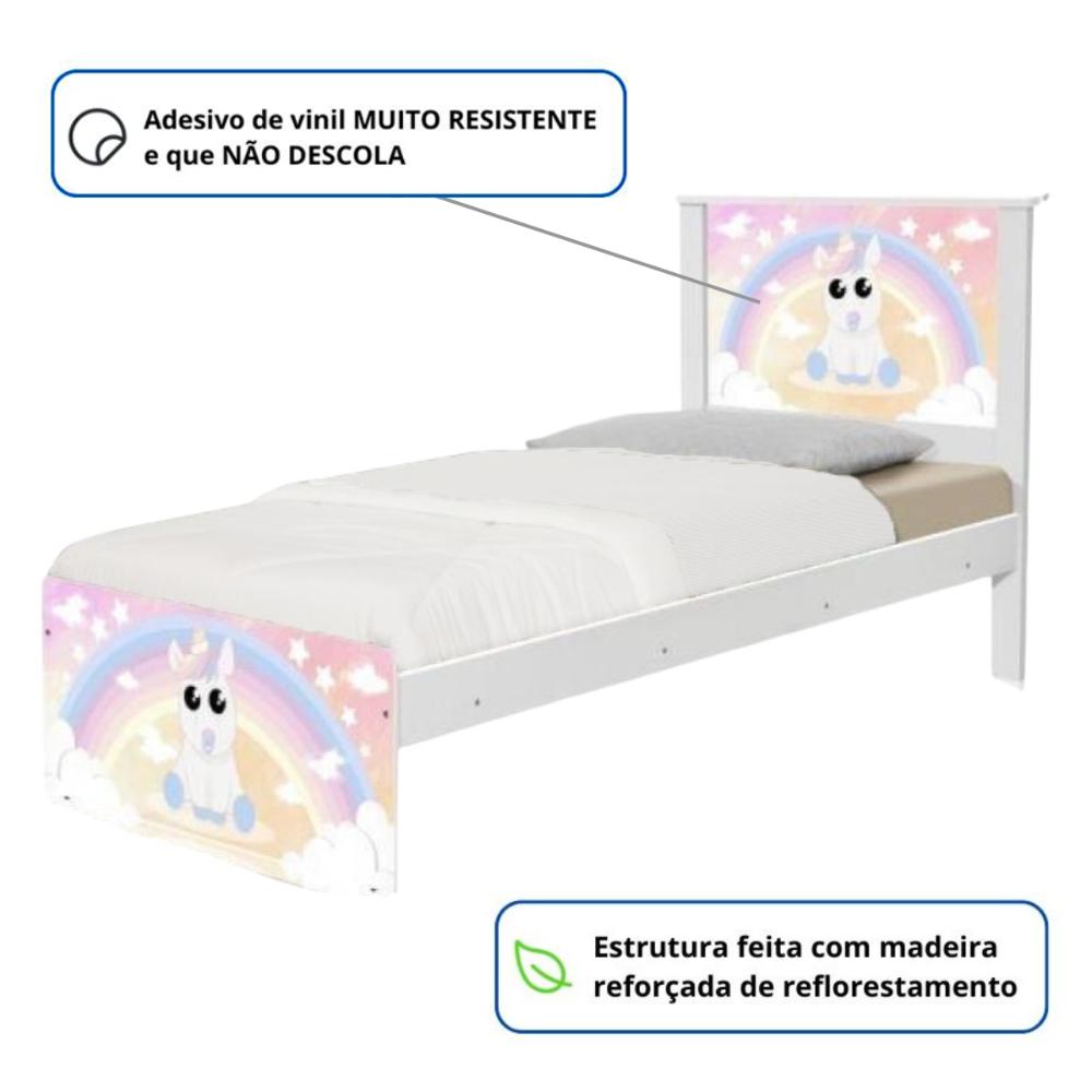 Cama Juvenil Barcelona Unicórnio Baby