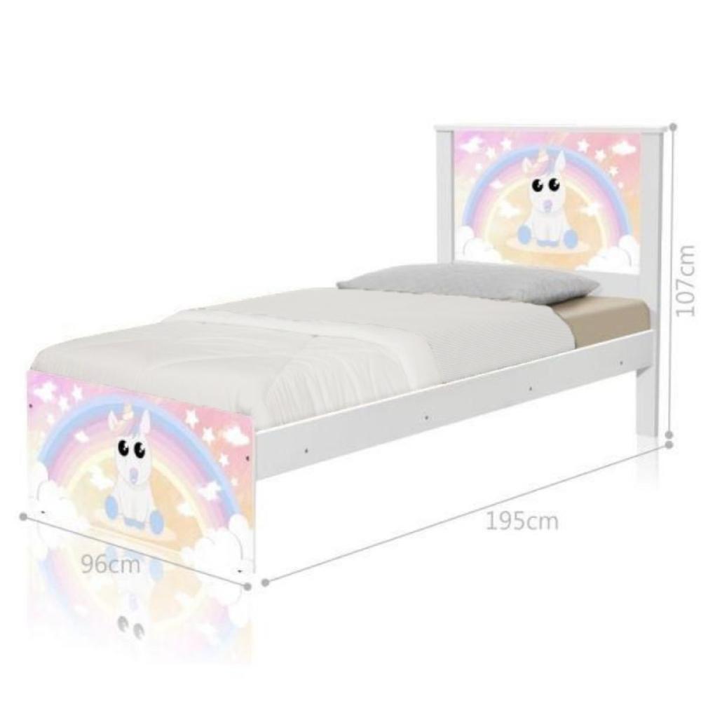 Cama Juvenil Barcelona Unicórnio Baby