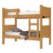 Cama Solteiro Beliche Com Colchão Buriti Naturalle