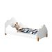 Cama de Princesa Montessori Luara Branco e Mel 