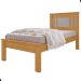 Cama de Solteiro Flex Com Colchão Macaé Naturalle Off White