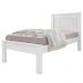 Cama de Solteiro com pés Maricá Branco