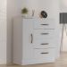 Comoda 1 Porta 4 Gavetas Ibitinga Branco 