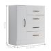 Comoda 1 Porta 4 Gavetas Ibitinga Branco 
