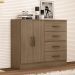 Comoda 2 Ports 4 Gavetas Fartura Carvalho Oak