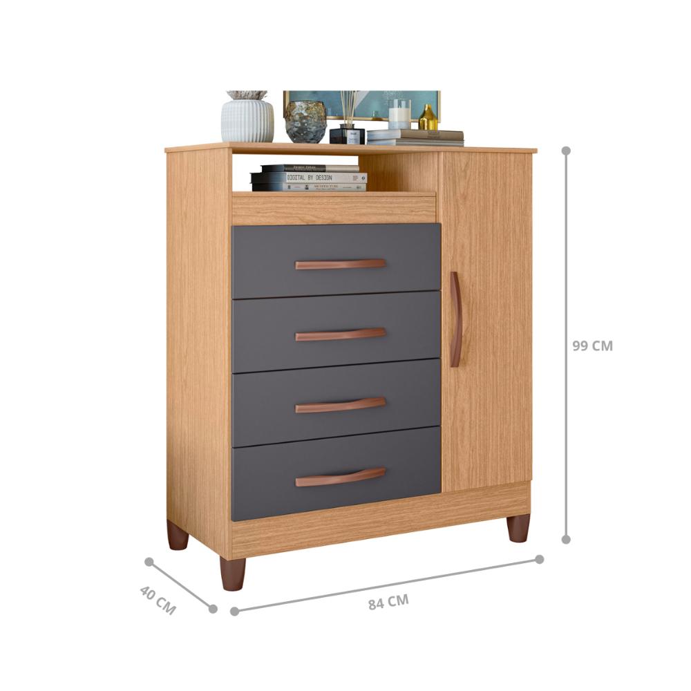 Comoda Foz do Marinheiro Freijo Titanium