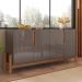 Conjunto Buffet e Cristaleira Drave