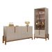Conjunto Buffet e Cristaleira Drave