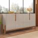 Conjunto Buffet e Cristaleira Drave