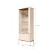 Conjunto Buffet e Cristaleira Lirio Off White Nature Dourado