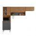 Conjunto Cozinha 6P Verbena Amendola Touch Grafito Prime