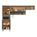 Conjunto Cozinha 6P Verbena Amendola Touch Grafito Prime