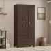 Conjunto Guarda Roupa 3 Portas e Sapateira Malawi Cafe Touch