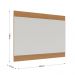 Conjunto Painel e Bancada Oxford Off White Freijo