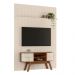Conjunto Painel e Rack Ironspire Naturale Off White