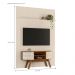 Conjunto Painel e Rack Ironspire Naturale Off White