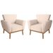 Conjunto Poltrona Decorativa Balneária Linha Bege