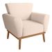 Conjunto Poltrona Decorativa Balneária Linha Bege