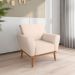 Conjunto Poltrona Decorativa Balneária Linha Bege