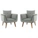 Conjunto Poltrona Decorativa Japeri Linha Grafite