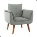 Conjunto Poltrona Decorativa Japeri Linha Grafite