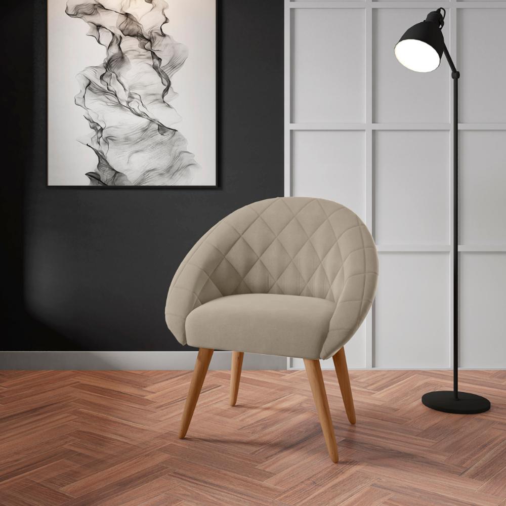 Conjunto Poltrona para Sala de Recepção Celina Inca Castor