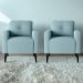 Conjunto Poltronas Decorativas Jade Boucle Azul