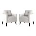 Conjunto Poltronas Decorativas Jade Boucle Bege