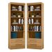 Conjunto de Livreiros Decoração 2 Gavetas Goiás Freijó 