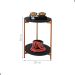 Conjunto de Mesa para Sala de Estar Cannes Preto Bronze