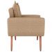 Conjunto de Poltronas Decorativas Lily Linho Areia