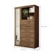 Conjunto de Quarto Hector com Espelho Jatoba