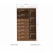 Conjunto de Quarto Hector com Espelho Jatoba
