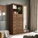 Conjunto de Quarto Hector com Espelho Jatoba