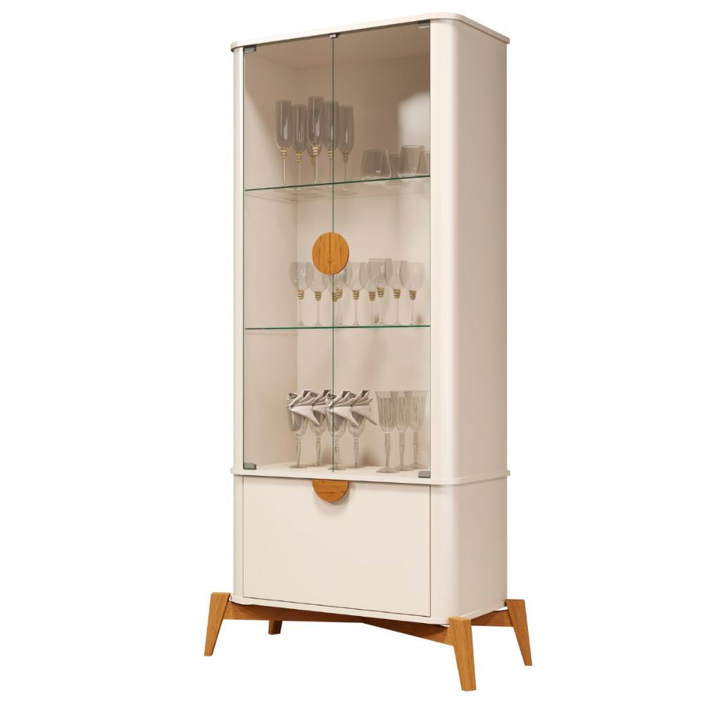 Cristaleira 2 Portas Juazeiro Off White