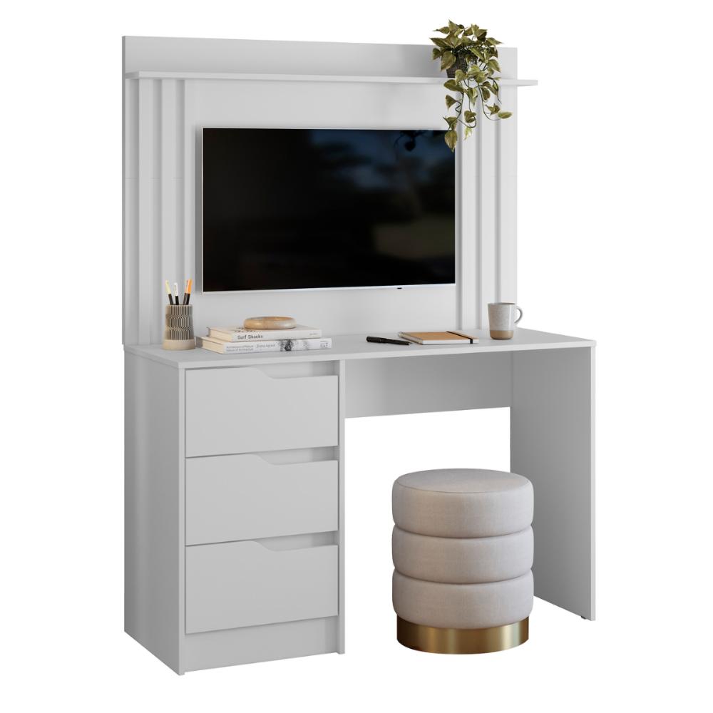 Escrivaninha Painel Florida Branco 