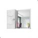 Espelheira com 1 Porta para Banheiro Macau Branco Carrara